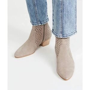 Soludos Lola Leather Suede Booties